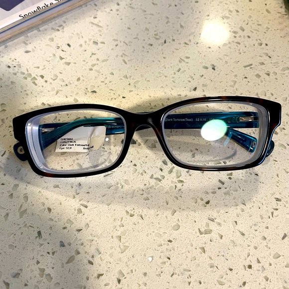 Coach BrooklynGlasses Blue and Tortoise Shell Frame-See description - Picture 4 of 10